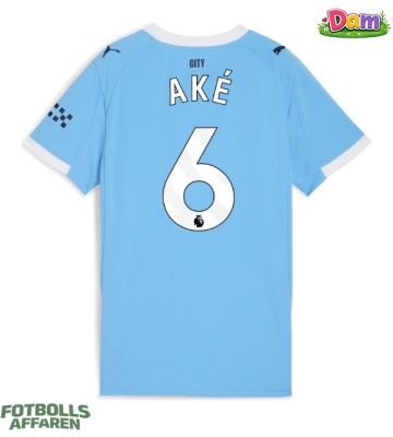 Manchester City Nathan Ake #6 Hemmatröja Kvinnor 2025-26 Kortärmad